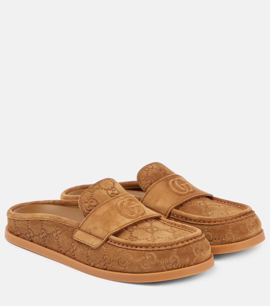 Celia GG suede mules