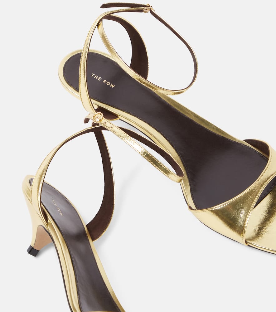The Row 35mm Vika Sandals - Women's - Calf Leather In Gold