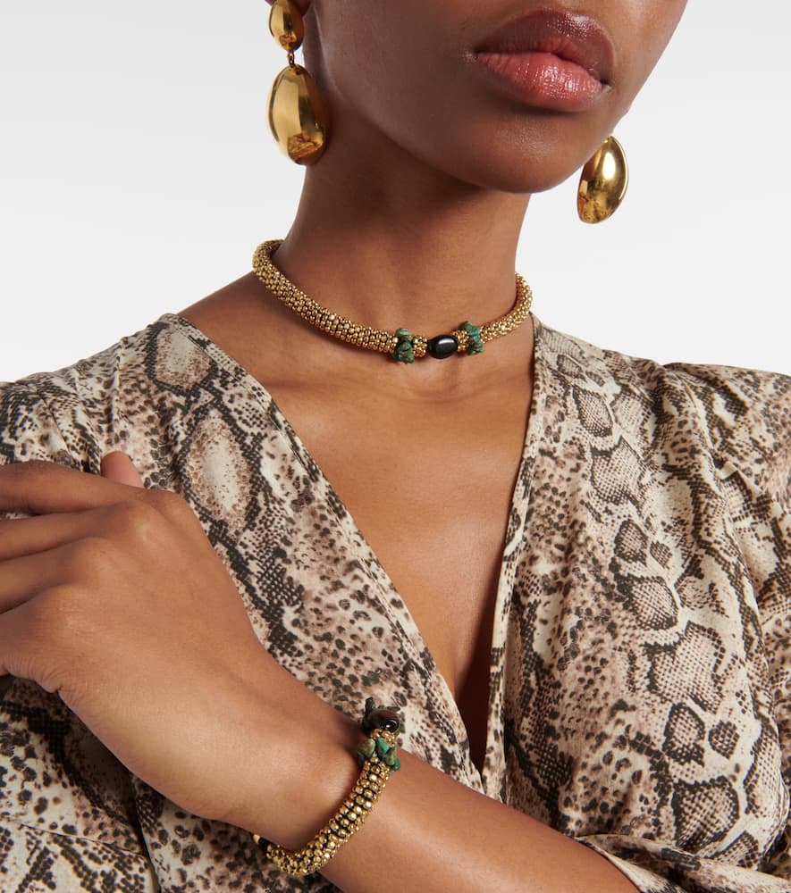 Isabel Marant Embellished Choker In Gold