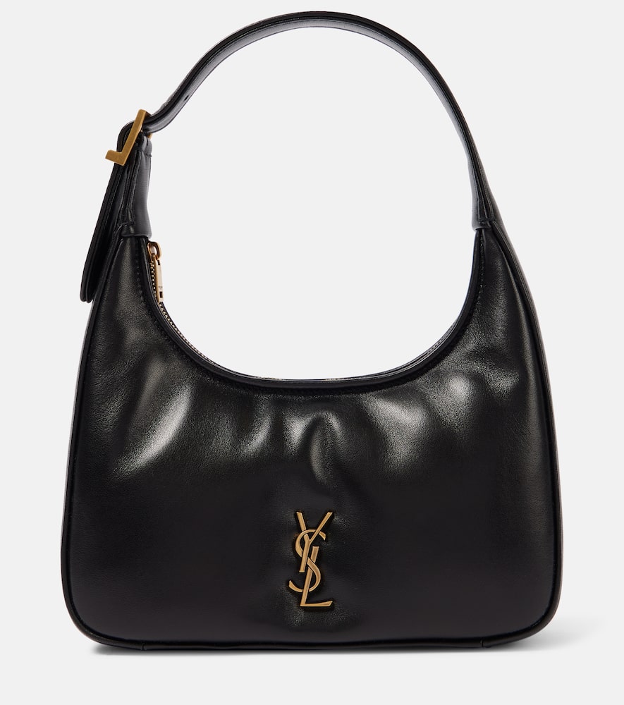 Saint Laurent Calypso Mini Leather Shoulder Bag In Black