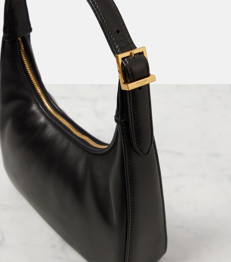 Saint Laurent Calypso Mini Leather Shoulder Bag In Black