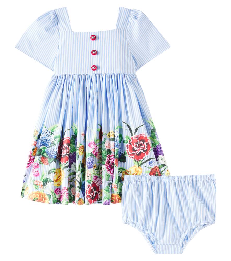 Dolce & Gabbana Kids Baby floral cotton dress