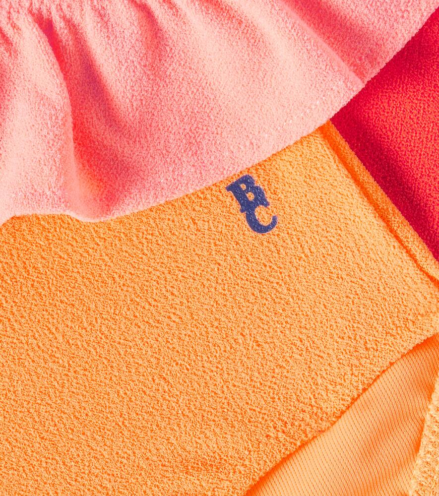 Bobo Choses Ruffled Asymmetrical Bikini In Multicoloured