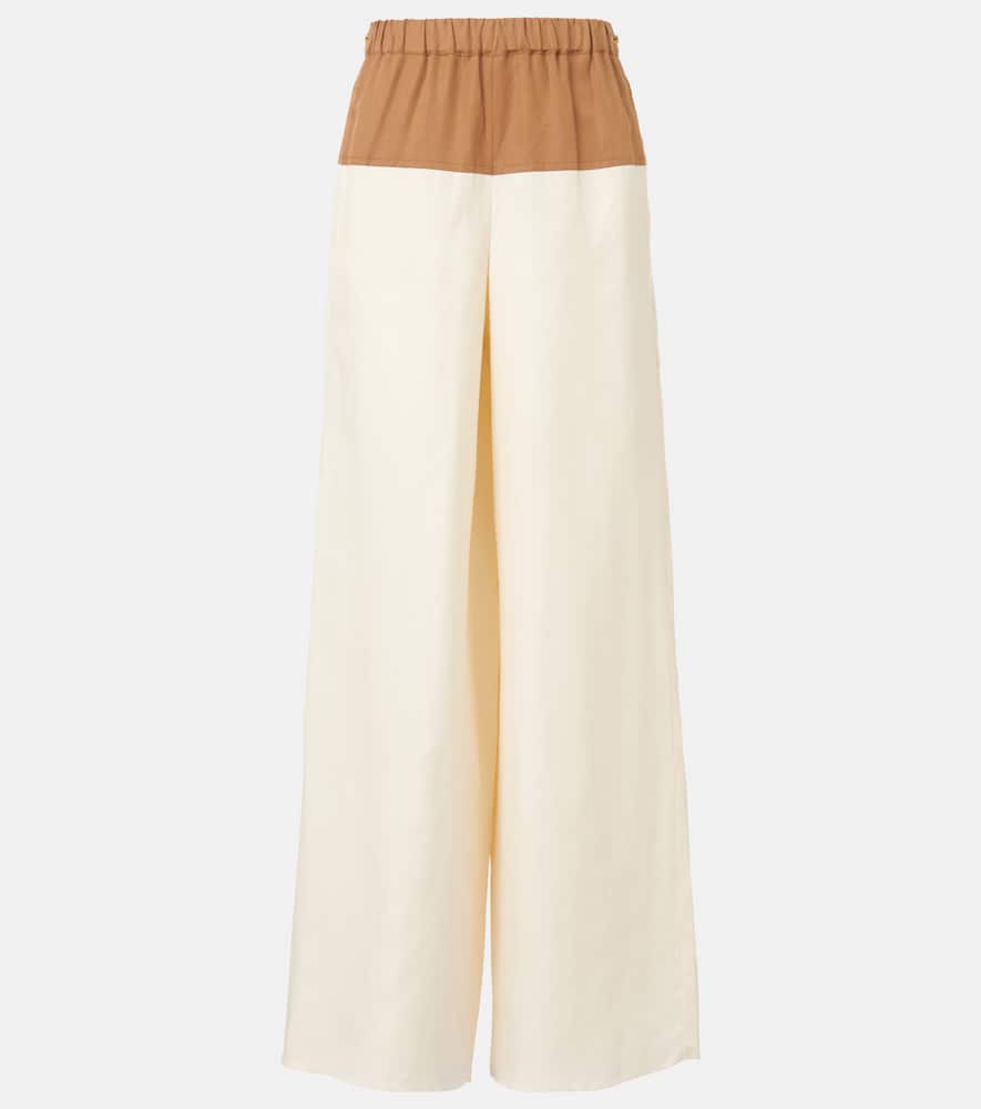 Max Mara Women's Gestro Long Trouser Beige | Size 40 | 2511131102600003 In White