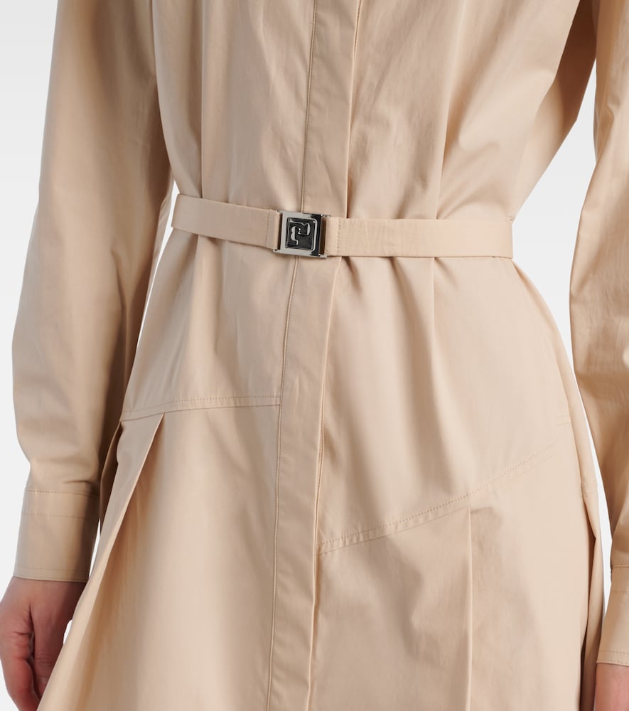  Tory Burch Tory Burch Hemdblusenkleid Aus Einem Baumwollgemisch 