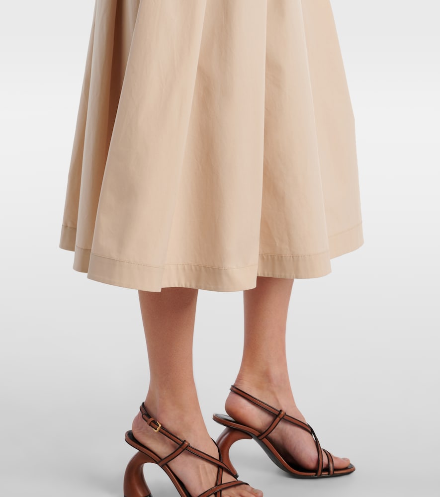  Tory Burch Tory Burch Hemdblusenkleid Aus Einem Baumwollgemisch 