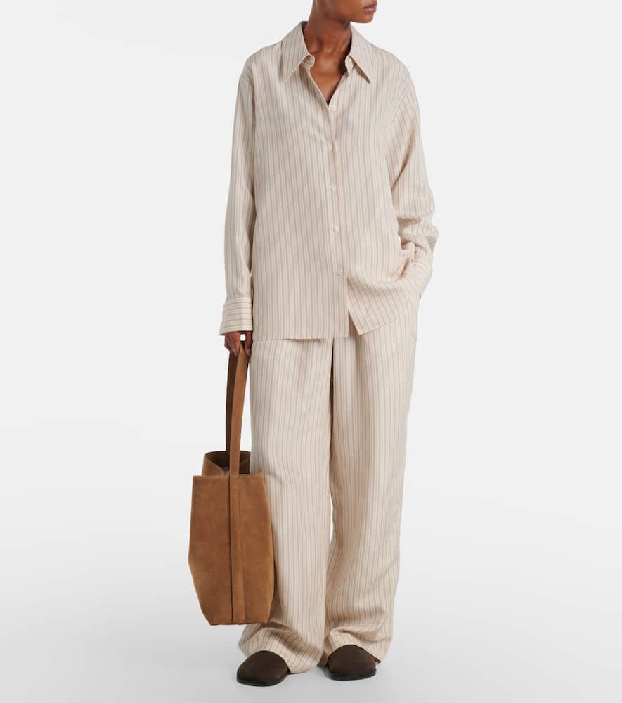 Aesther Ekme Sac Supple Large Suede Tote Bag In Sand