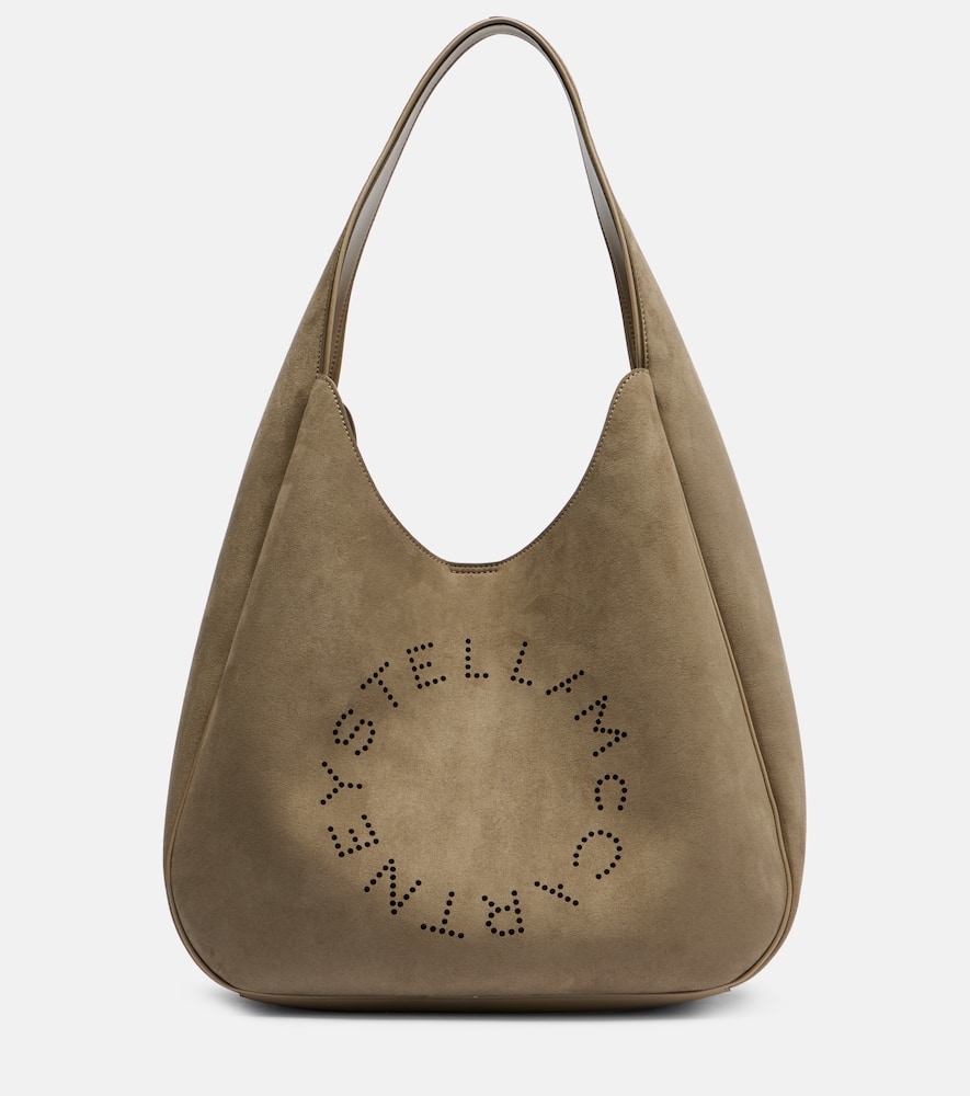 Stella Mccartney Schultertasche Aus Velourslederimitat