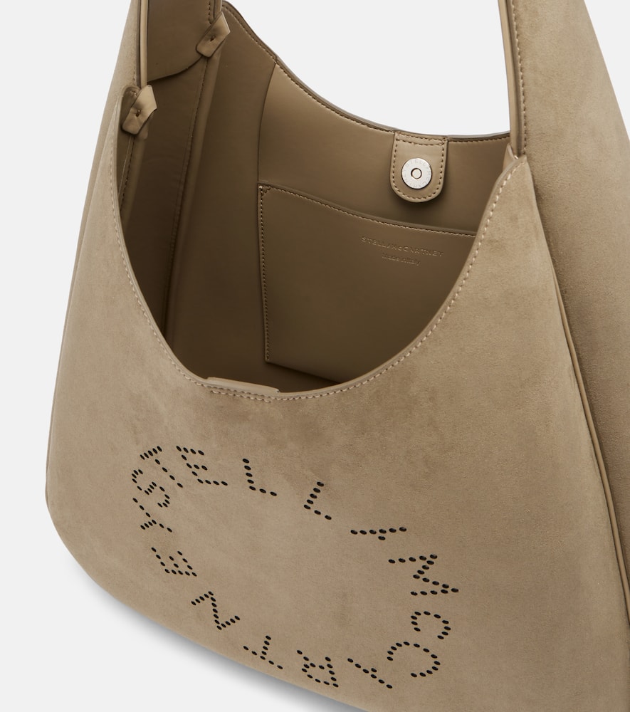 Stella Mccartney Schultertasche Aus Velourslederimitat