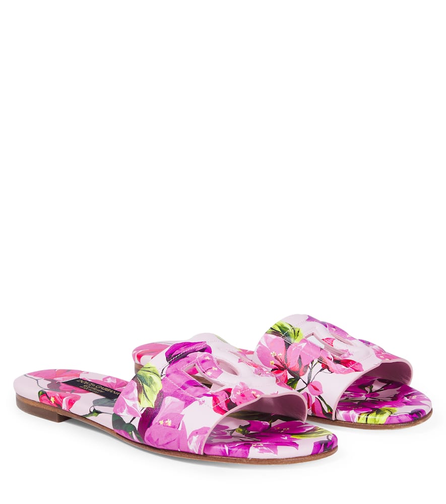 Dolce & Gabbana Pantoletten Taormina Dg In Multi