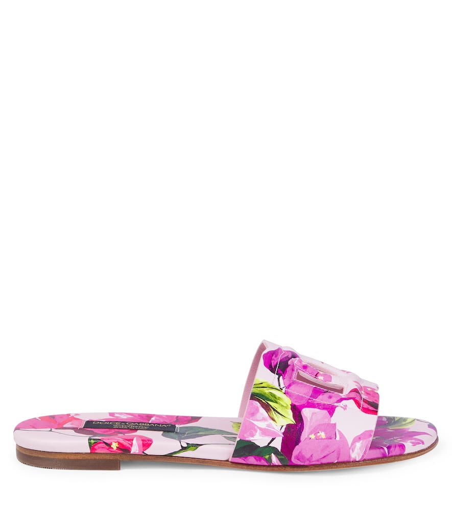 Dolce & Gabbana Pantoletten Taormina Dg In Multi