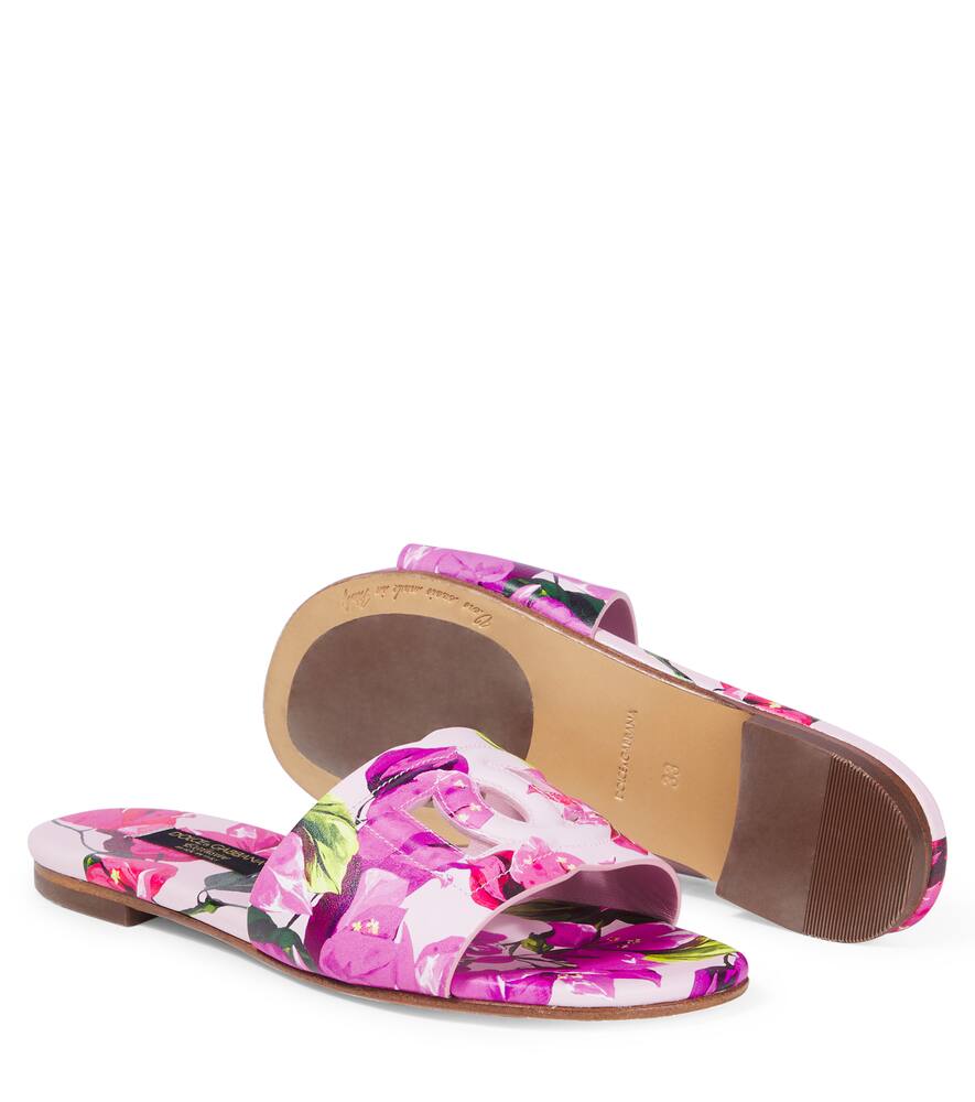 Dolce & Gabbana Pantoletten Taormina Dg In Multi