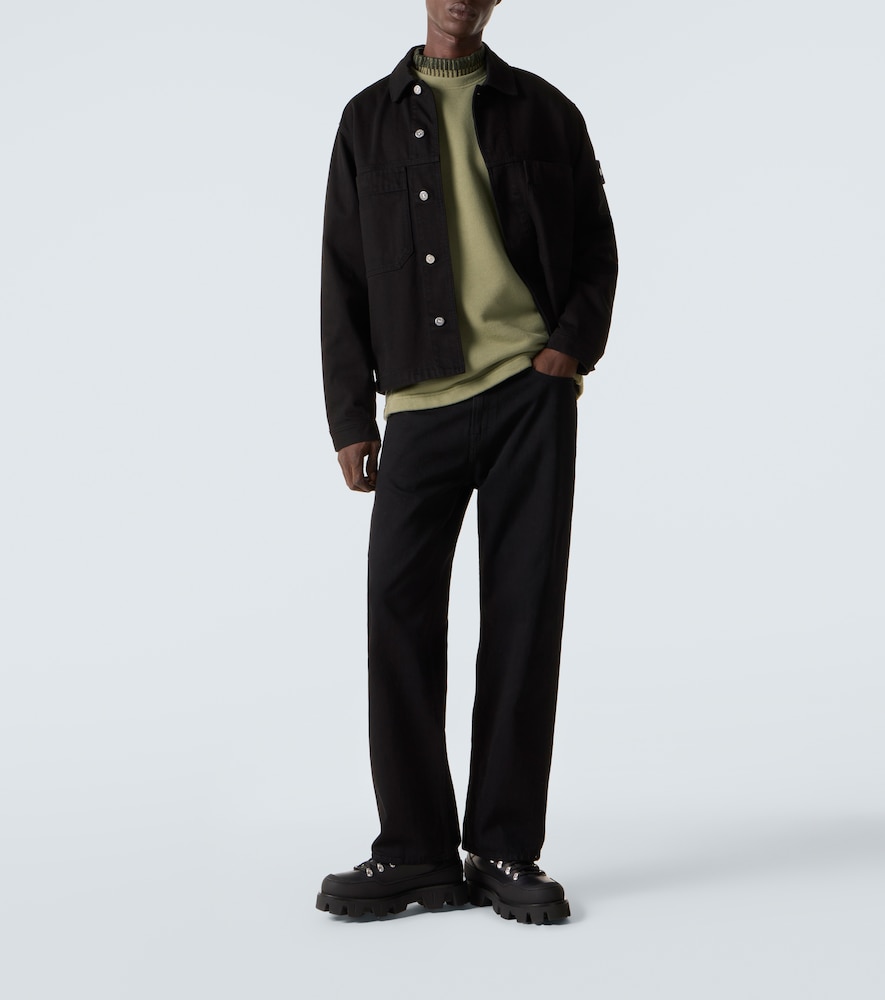  Stone Island Stone Island Compass Cotton Fleece Sweatshirt 