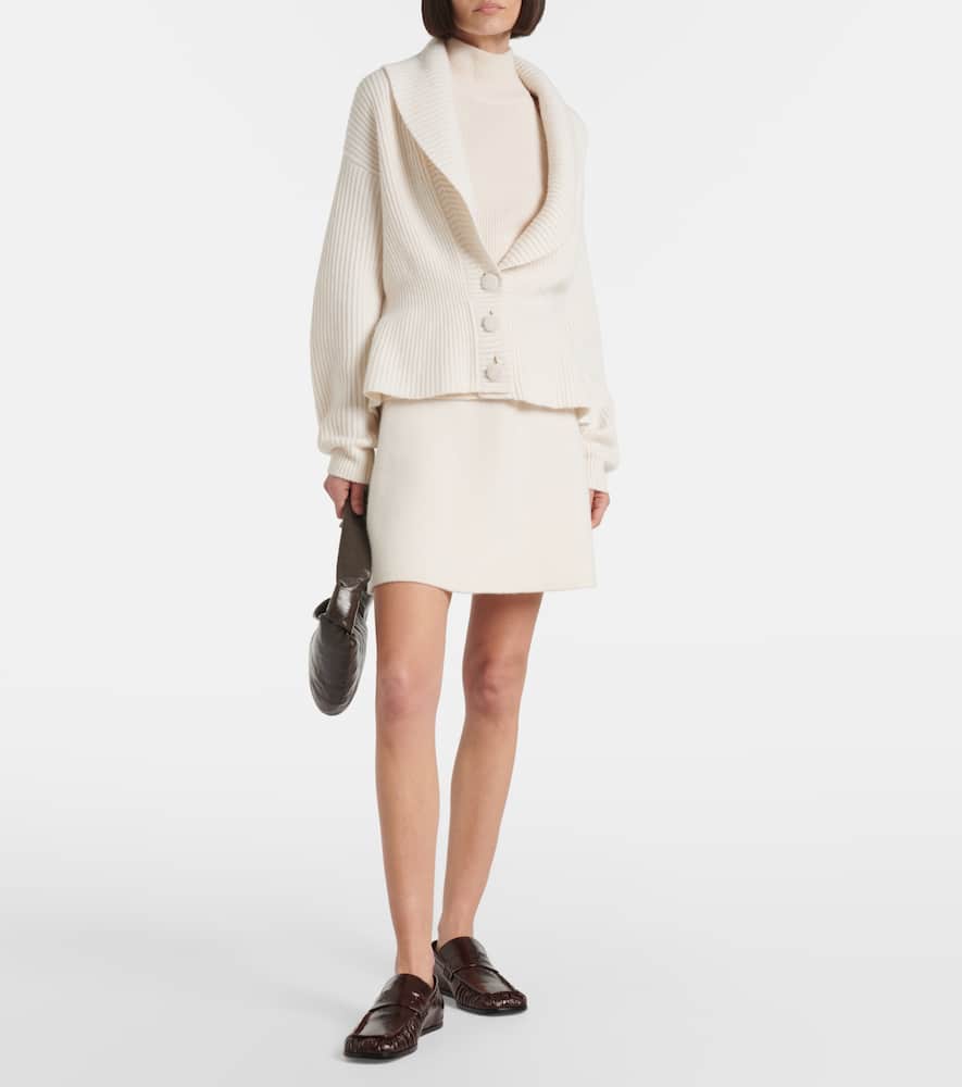 Lisa Yang Alessandra Cashmere Cardigan In White