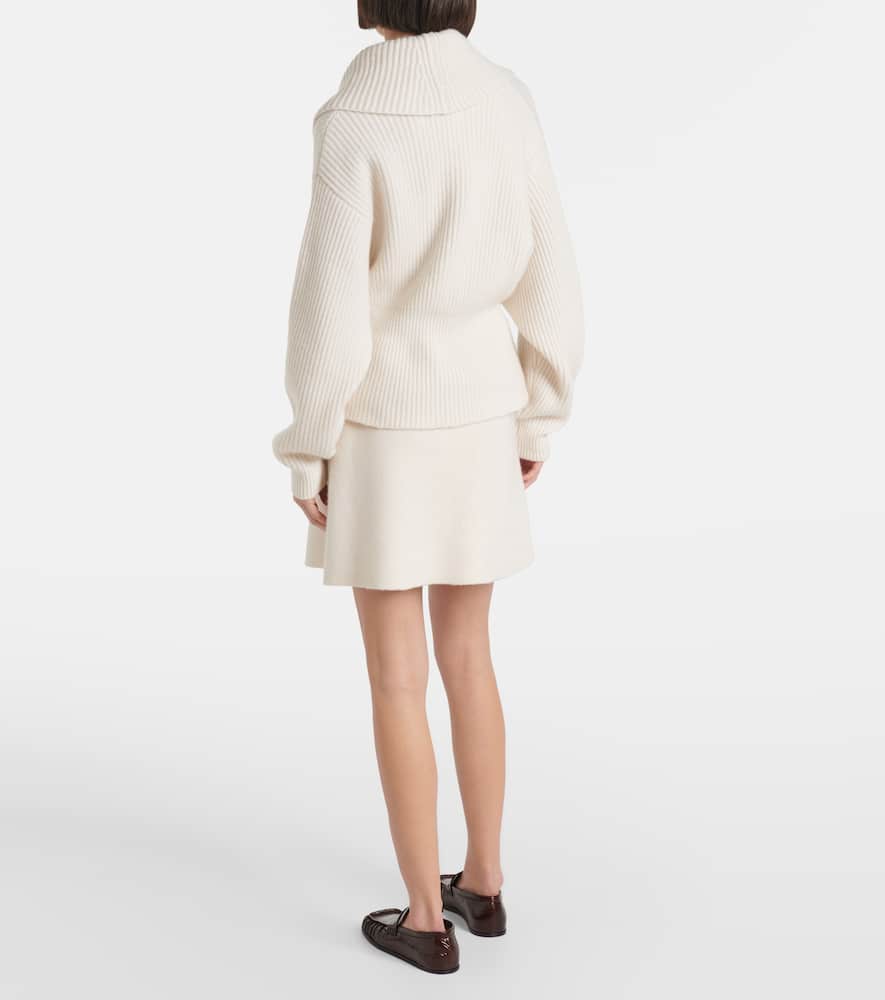 Lisa Yang Alessandra Cashmere Cardigan In White
