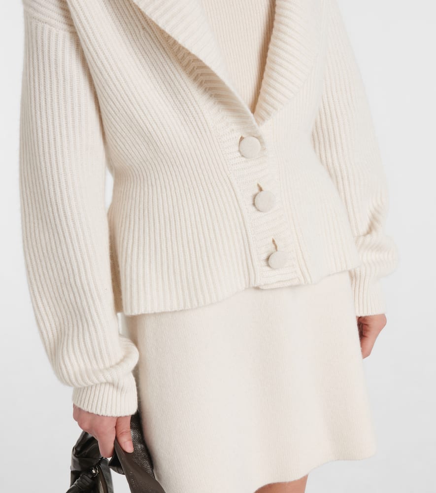 Lisa Yang Alessandra Cashmere Cardigan In White