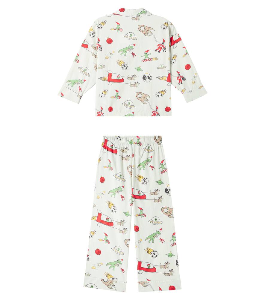 Molo Lex Printed Cotton Pajamas In Multi