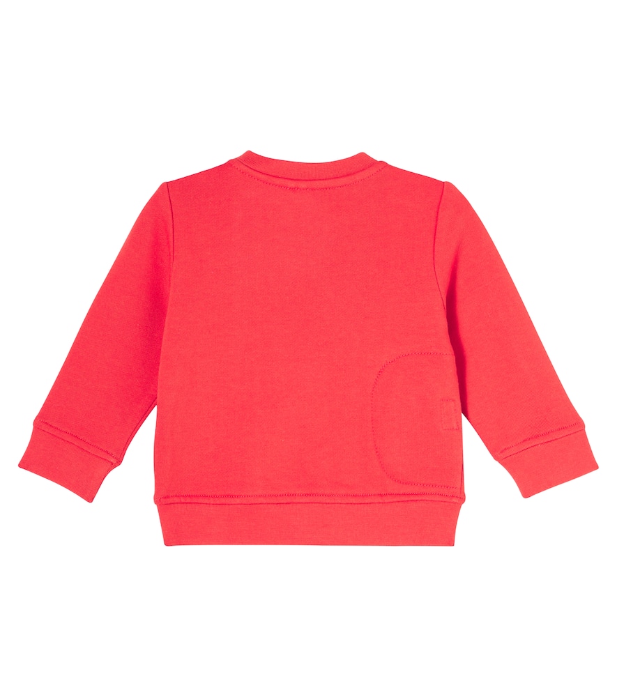 Stella Mccartney Baby Printed Cotton Sweatshirt In Red