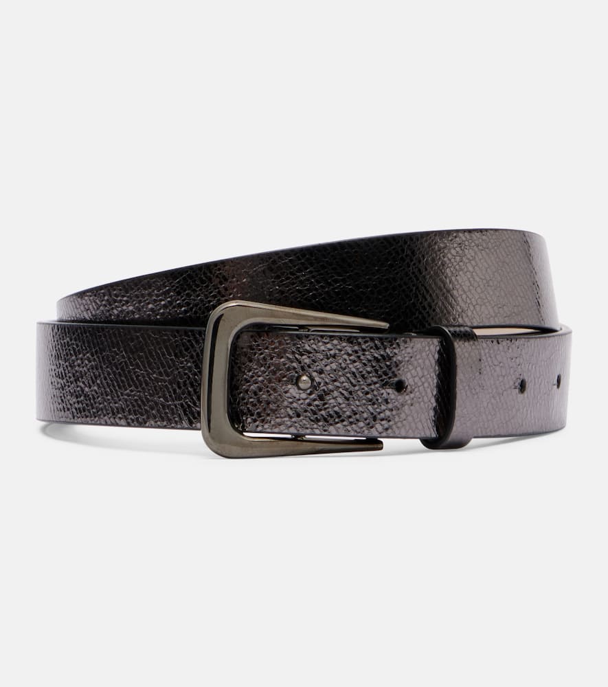 Leather belt