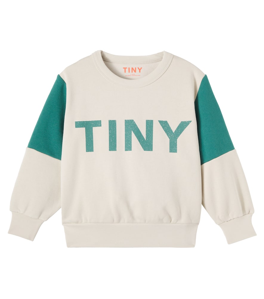 Tinycottons Kids' Colorblocked Cotton Jersey Sweatshirt In Multi