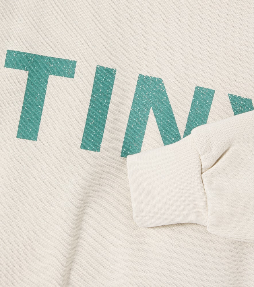 Tinycottons Colorblocked Cotton Jersey Sweatshirt In Multi