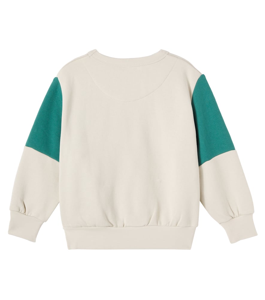 Tinycottons Colorblocked Cotton Jersey Sweatshirt In Multi