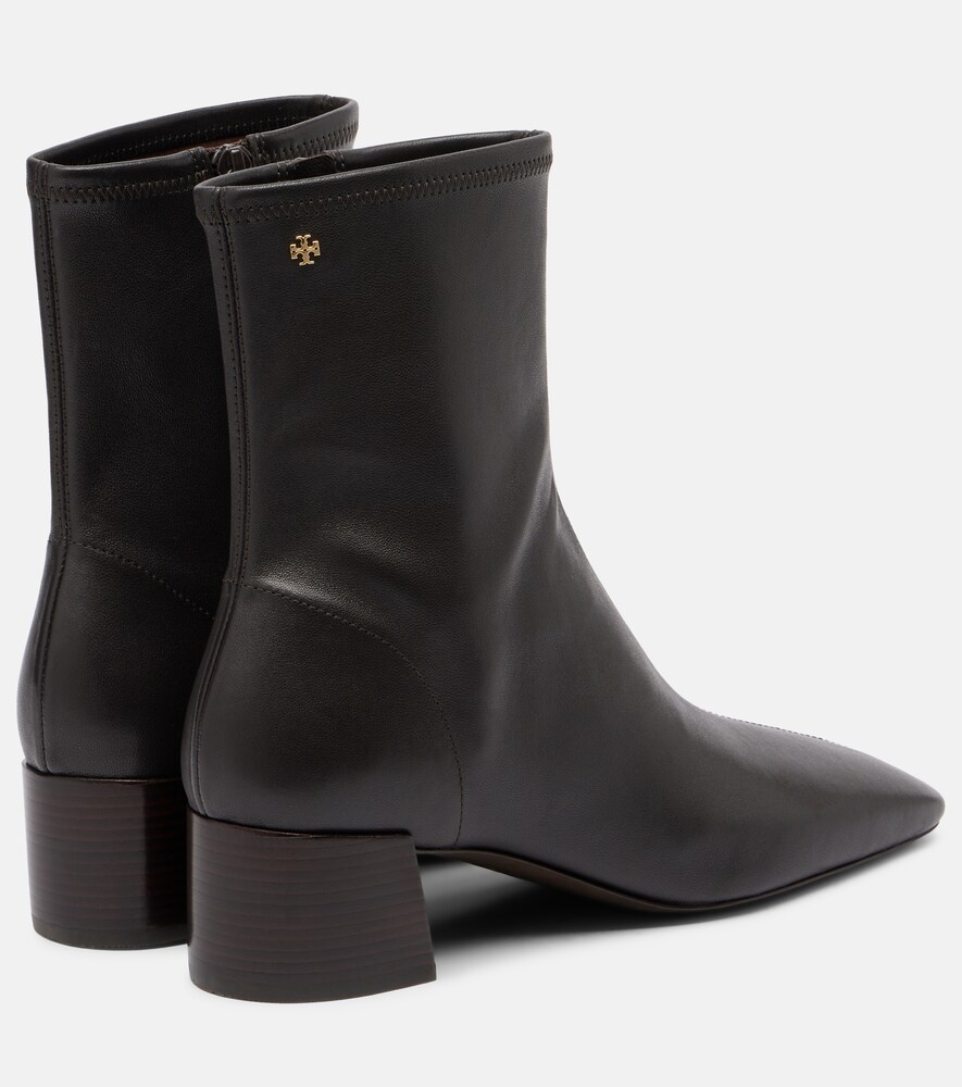  Tory Burch Tory Burch Stretch Leather Ankle Boots 