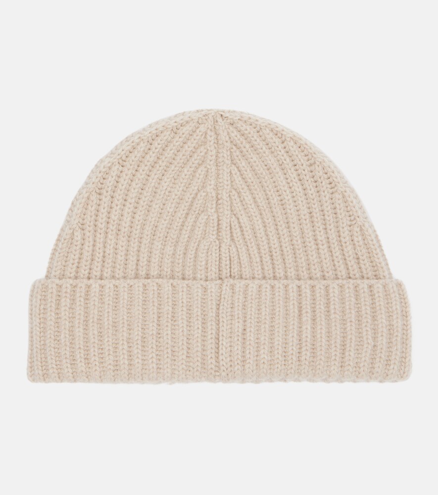  Loewe Loewe Anagram Ribbed-knit Cashmere Beanie 