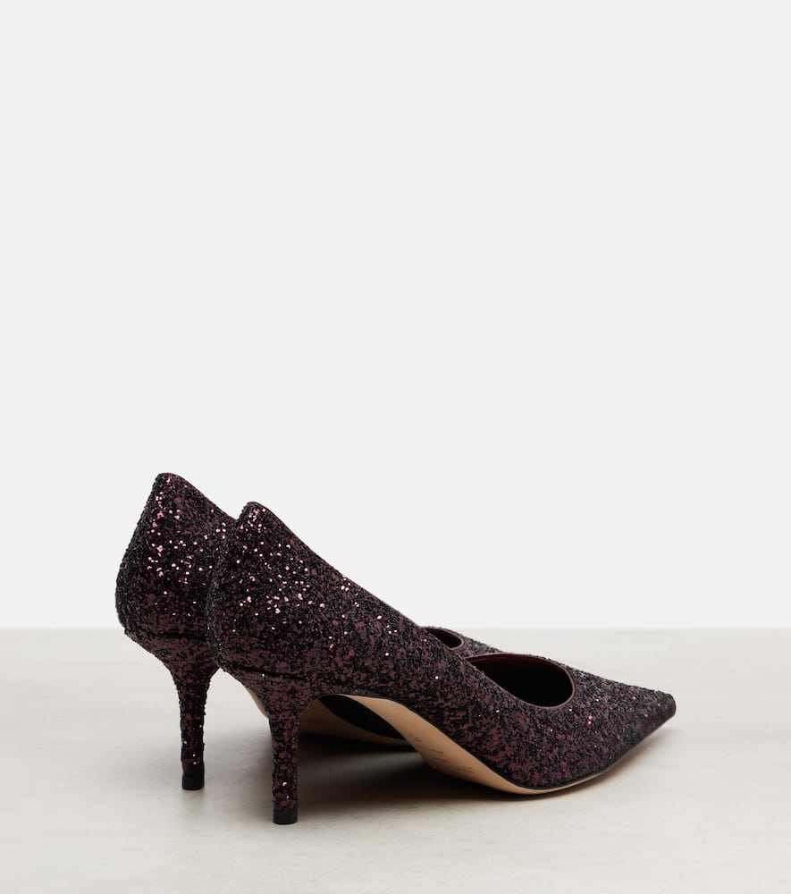 Jimmy Choo Love 65 Glitter Pumps In Multi