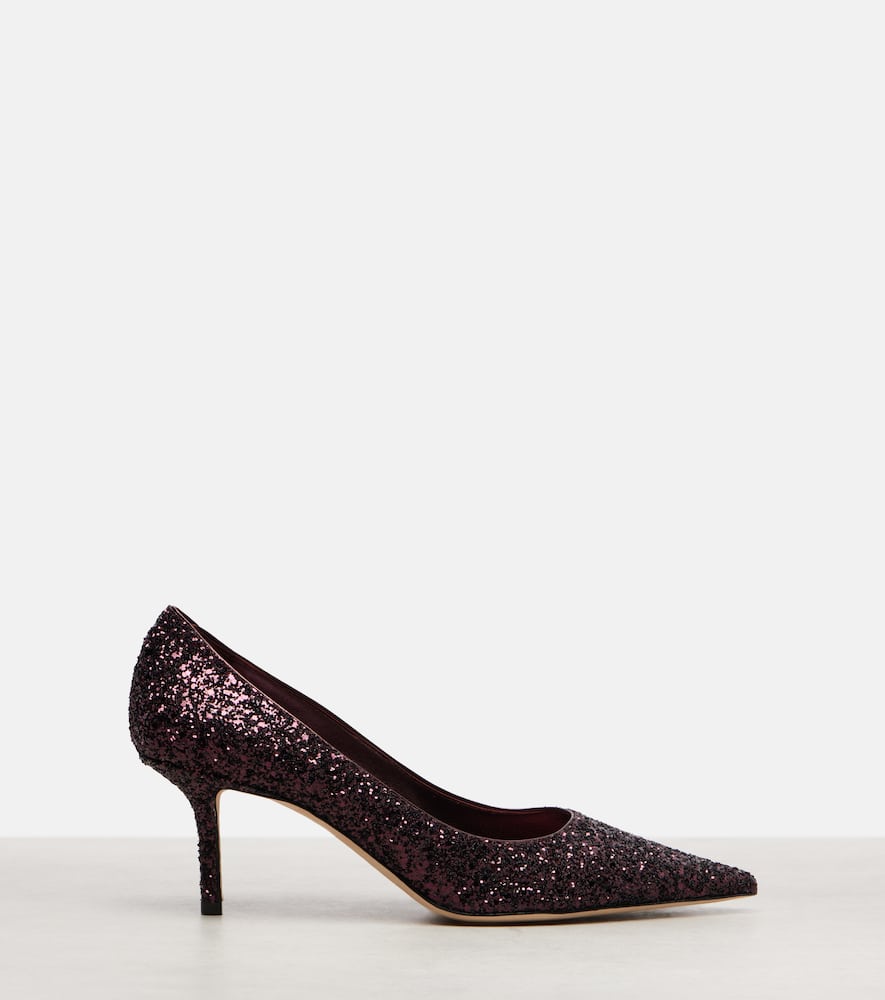 Jimmy Choo Love 65 Glitter Pumps In Multi