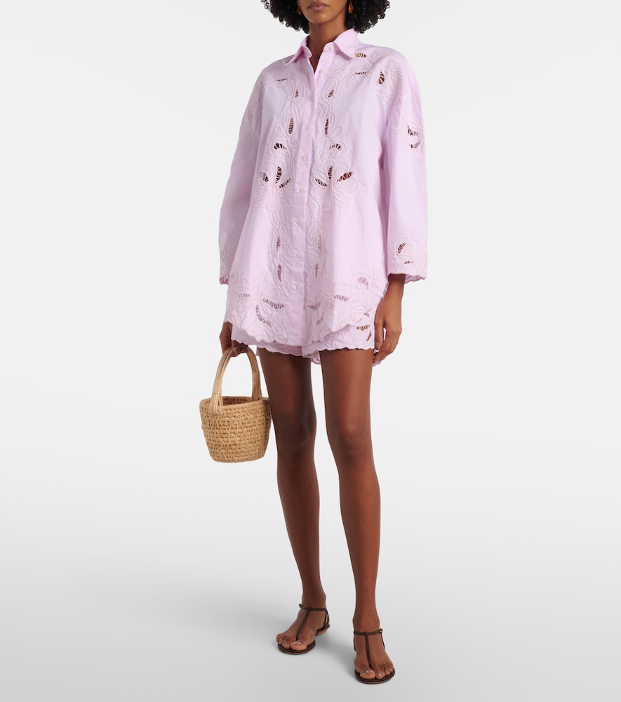  Juliet Dunn Juliet Dunn High-rise Shorts Aus Baumwolle 
