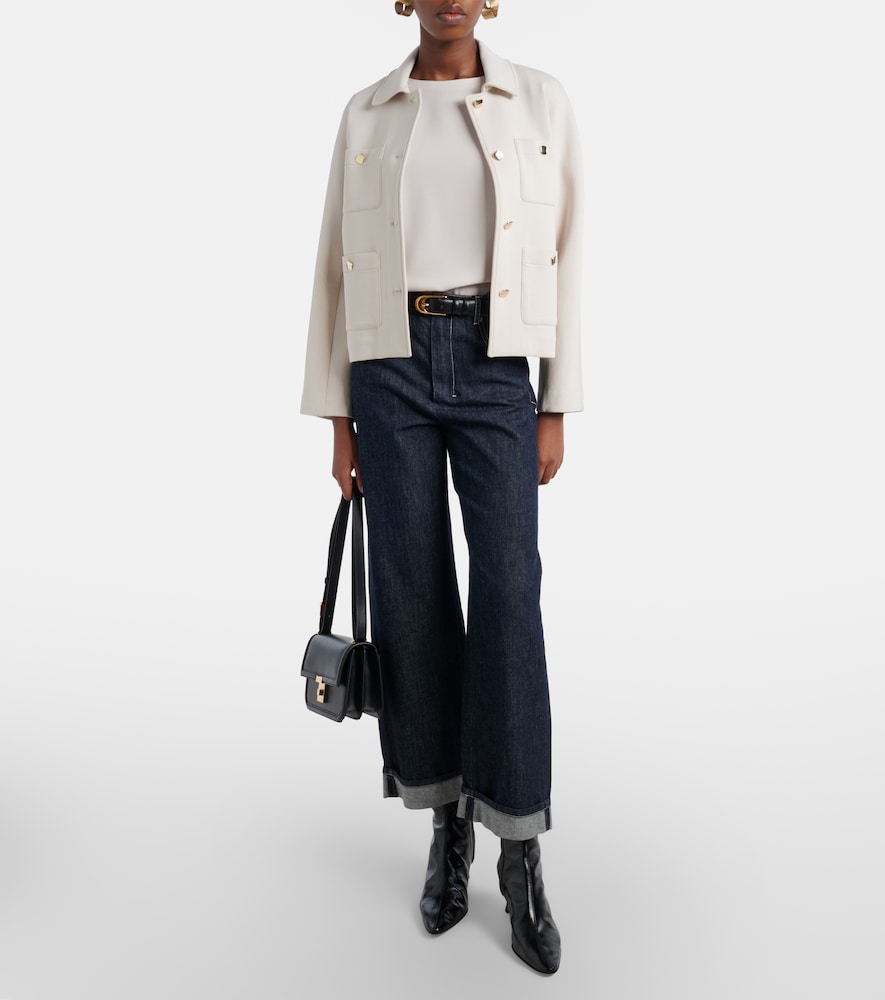  's Max Mara 's Max Mara Armonioso Cotton-blend Jersey Jacket 