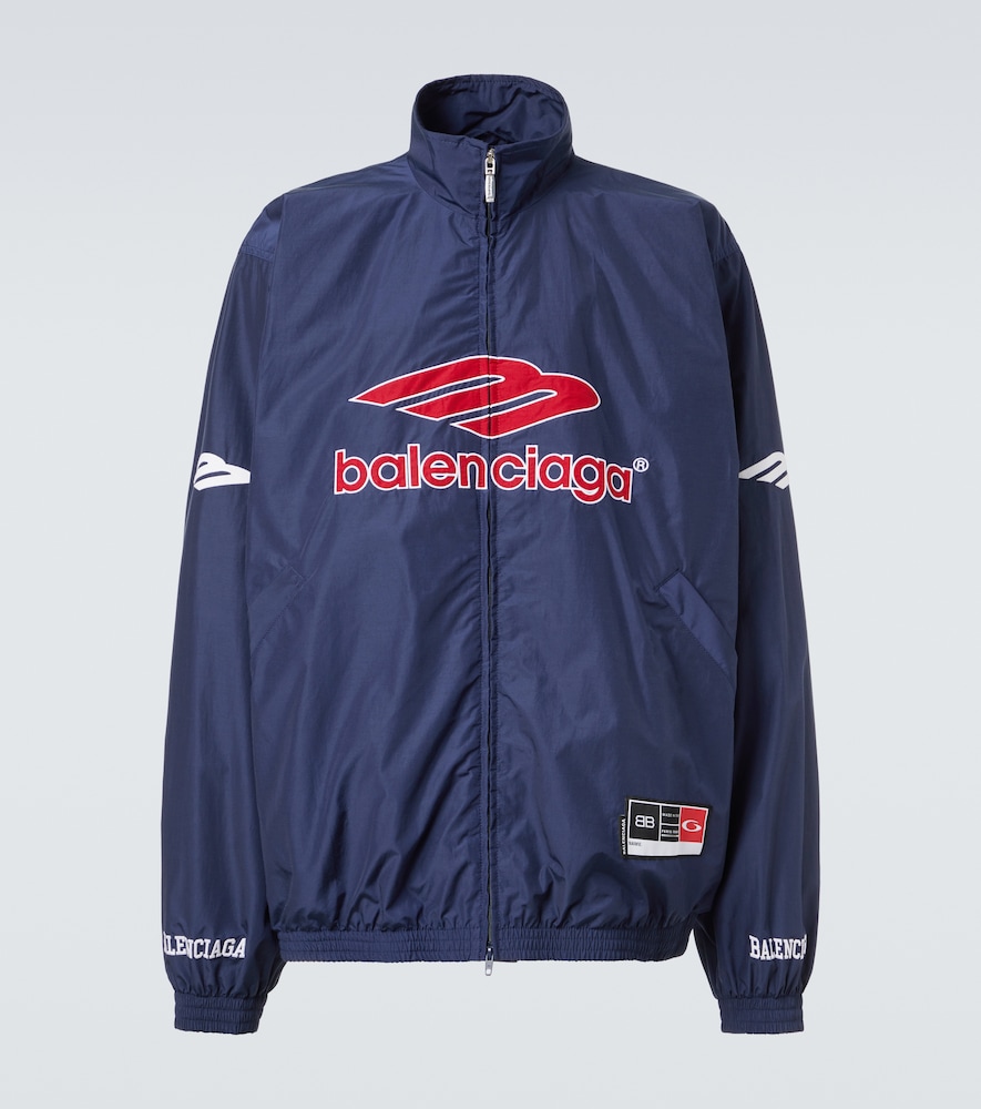 Balenciaga 3B Sports Icon cotton-blend track jacket Balenciaga 3B Sports Icon cotton-blend track jacket