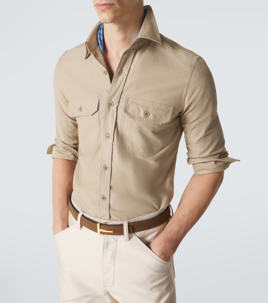 Cotton Moleskin Shirt