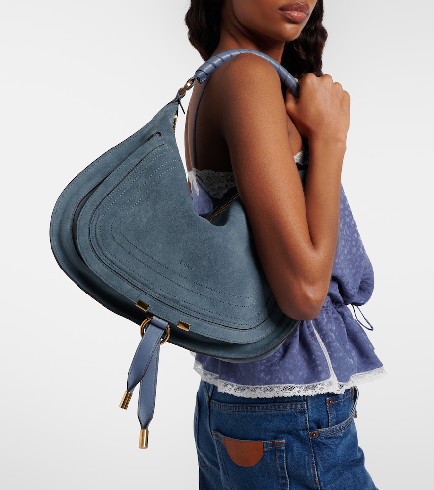 Chloé Marcie Medium suede shoulder bag