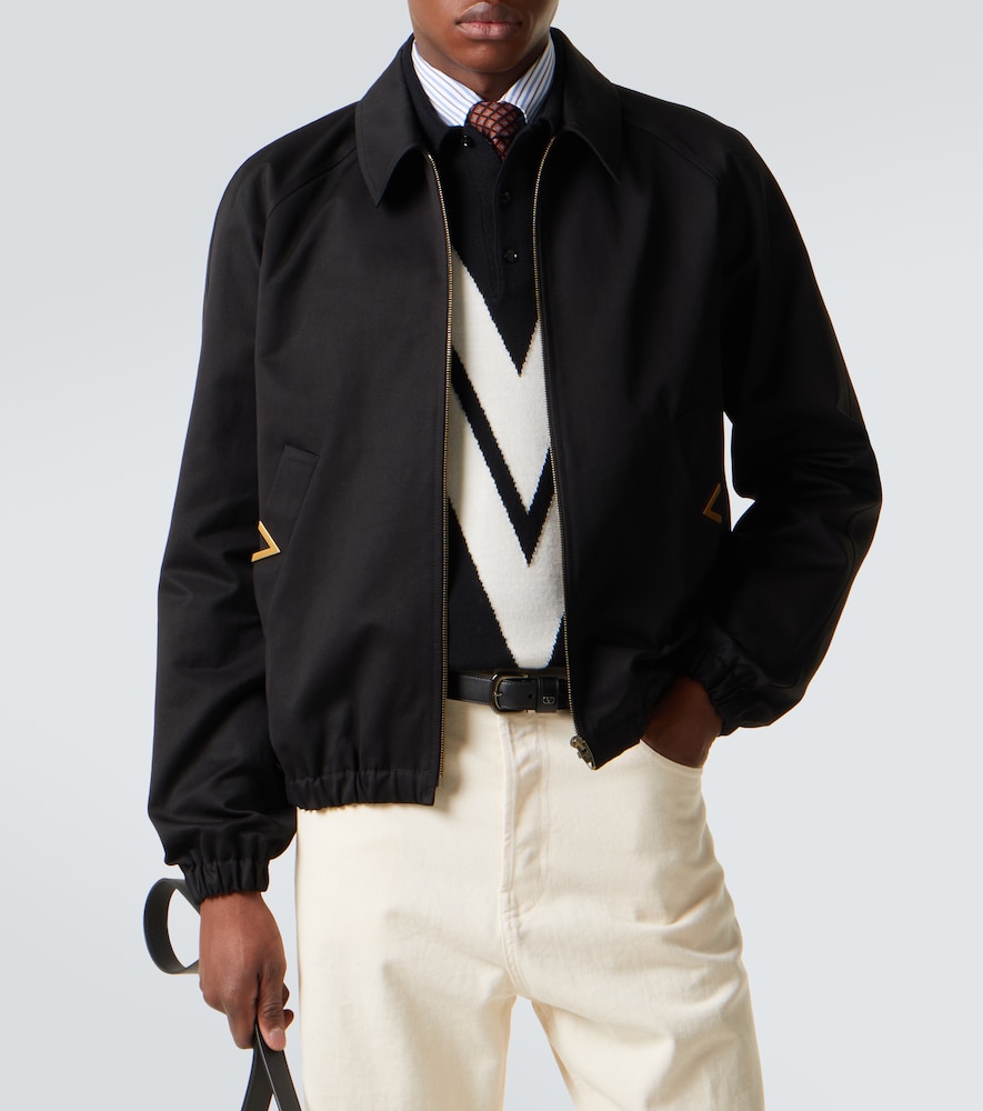  Valentino Valentino Vgold Cotton Blouson Jacket 