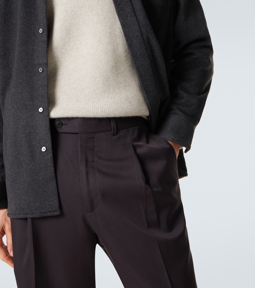  Saman Amel Saman Amel Amo Silk Wide-leg Pants 