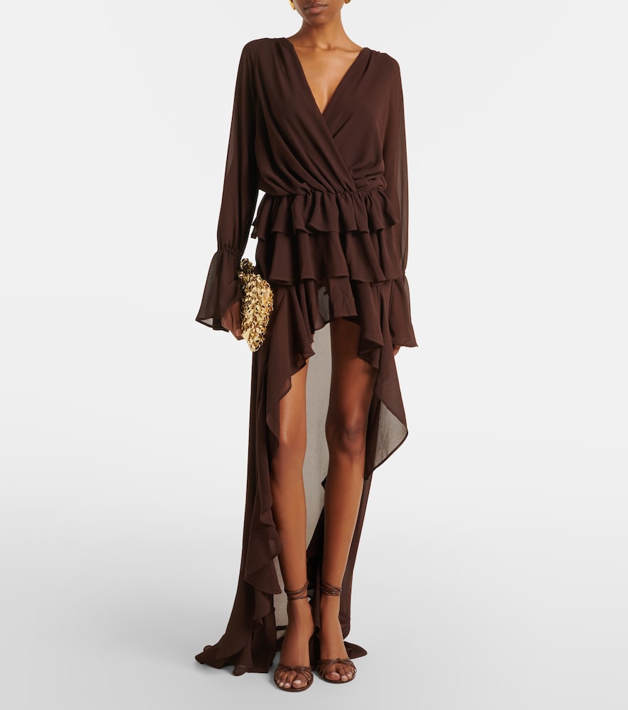  Bananhot Bananhot Giselle Asymmetric Tiered Maxi Dress 