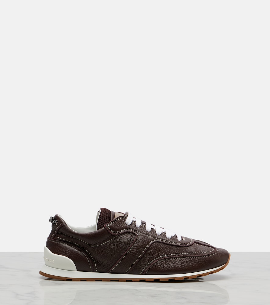  Brunello Cucinelli Brunello Cucinelli Sneakers Monili Aus Leder 