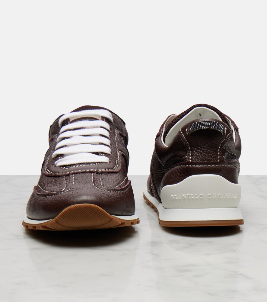  Brunello Cucinelli Brunello Cucinelli Sneakers Monili Aus Leder 