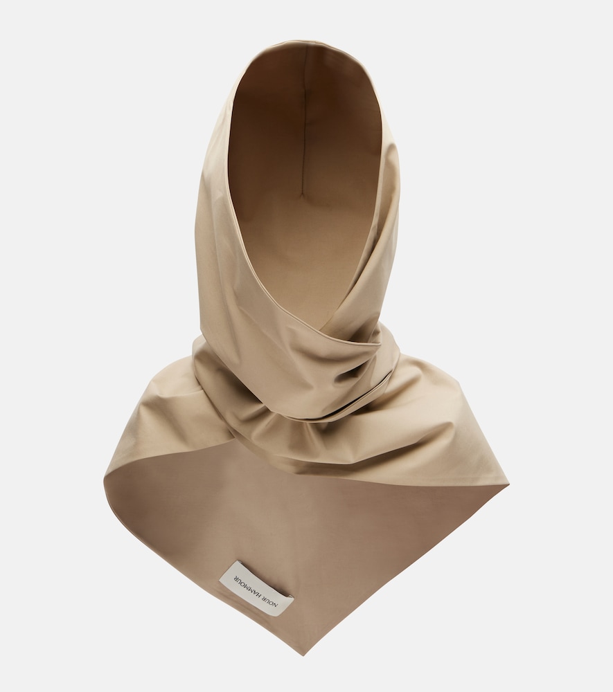 Kapuze aus Baumwoll-Canvas