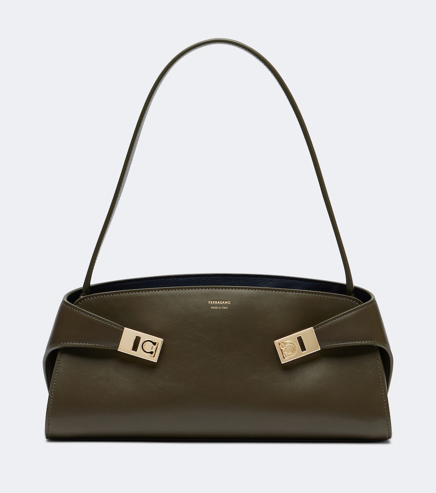 Borsa a spalla Hug East-West Small in pelle