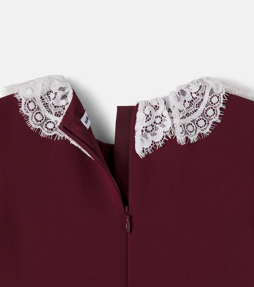 Self-portrait Kids Self-portrait Kids Kleid Aus Baumwolle Mit Spitze 