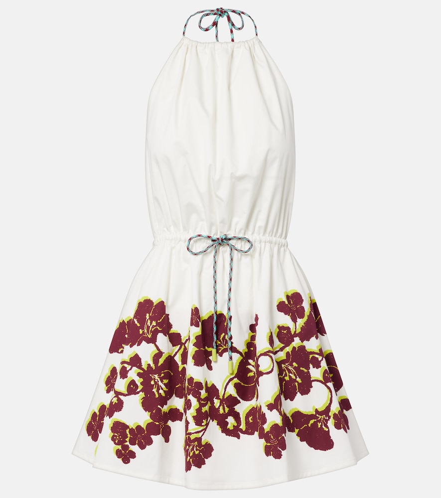 Alemais Alémais Haze floral cotton minidress