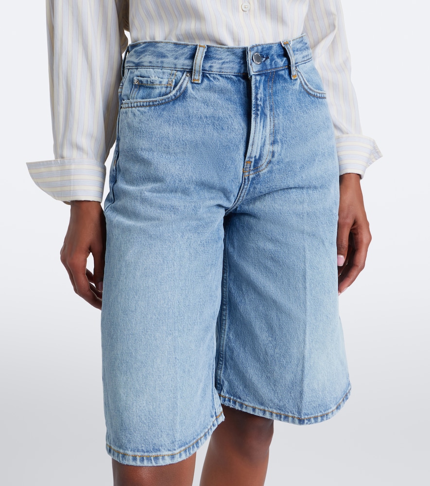 Denim Bermuda Shorts