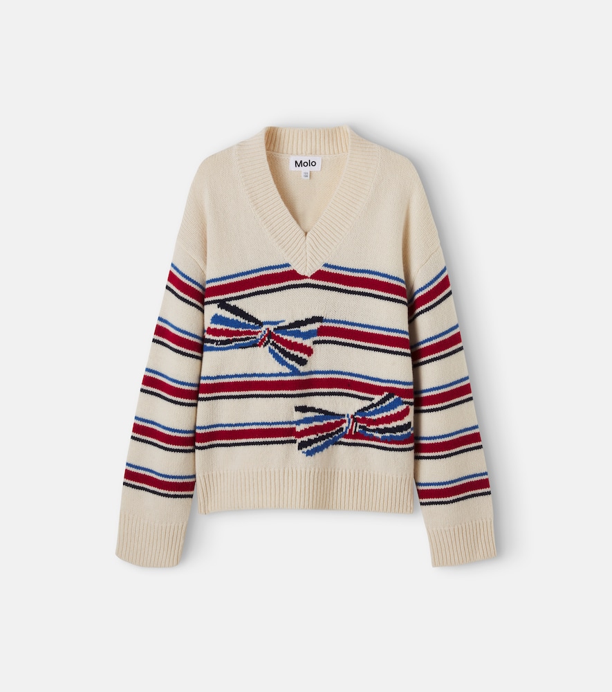 Pullover Gwenda in lana a righe