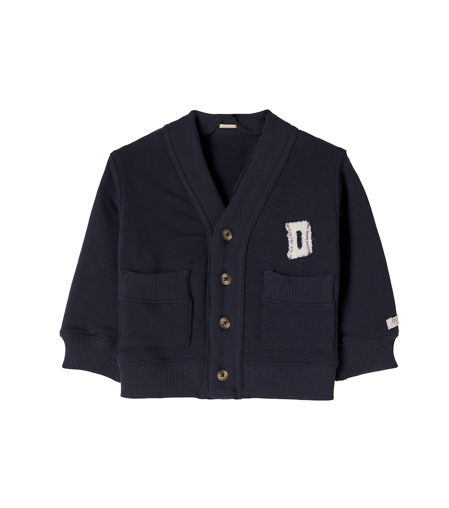 Donsje Blue Baby MaUKie Cotton-Blend Cardigan M Size 24-30 - Mytheresa