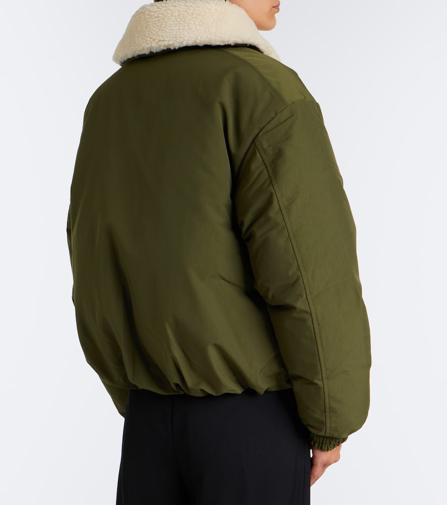 Polo Ralph Lauren Teddy-Trimmed Technical Down Jacket