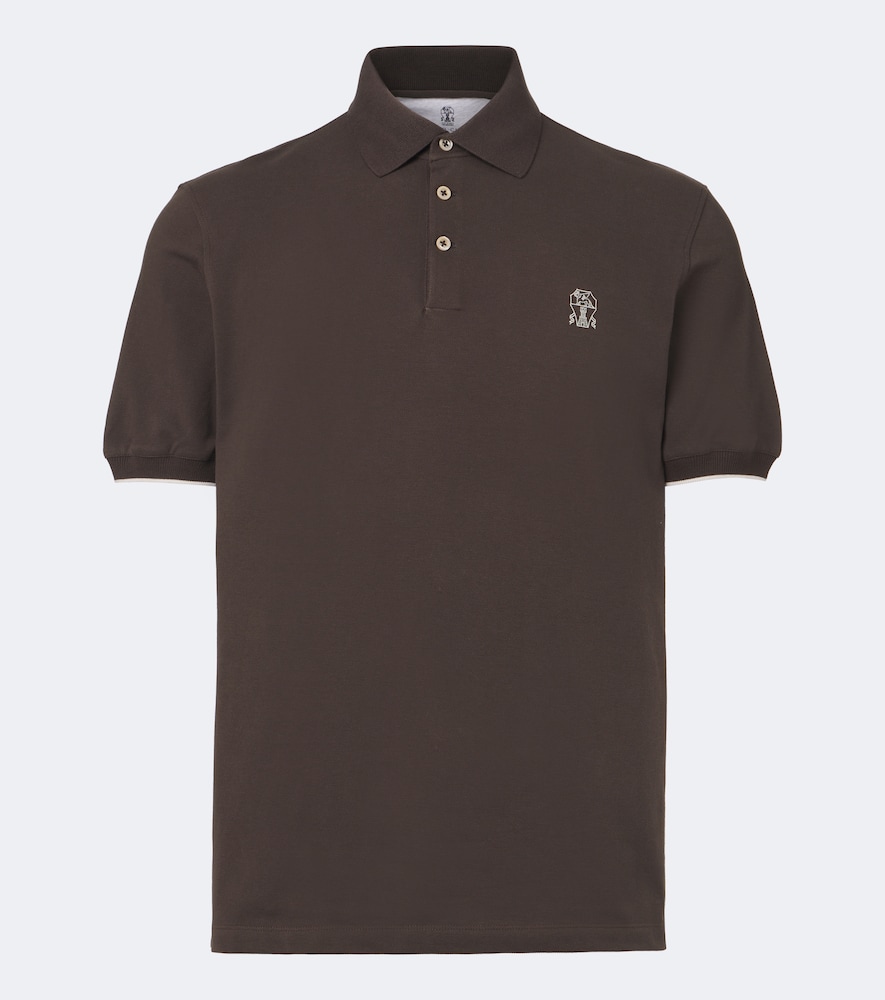 Brunello Cucinelli Polo en coton logo 560 €