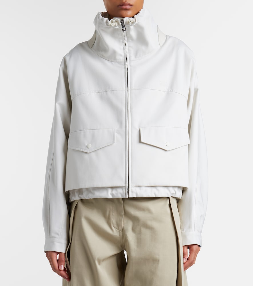 Cotton And Silk Gabardine Jacket